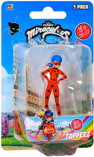 PMI Miraculous Pencil Toppers for 3+ Years 7cm (Miscellaneous Designs)