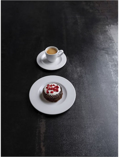 Ready Plate Shallow made of Porcelain White with Diameter 33cm
