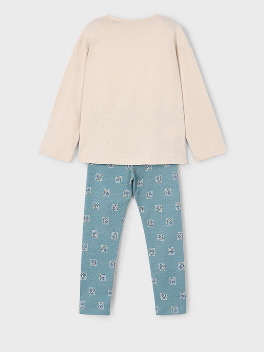 Kids' Set with Leggings Winter 2pcs Mint, Green