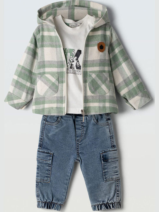 Kids' Set with Pants Winter 3pcs Beige