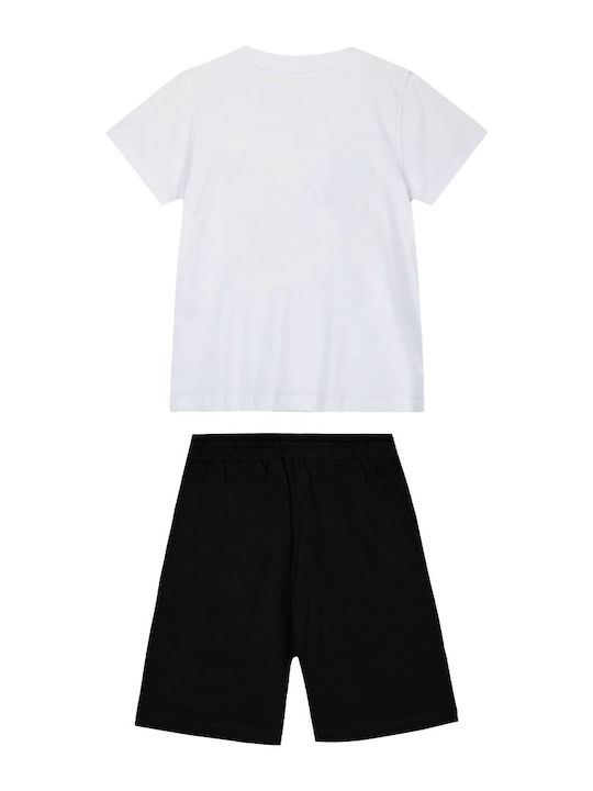 Kids' Set with Shorts Summer 2pcs White