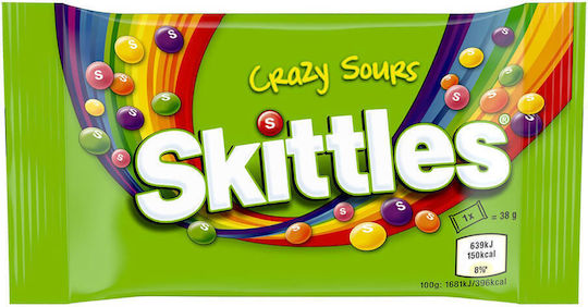 Skittles Καραμέλες Crazy Sour 38gr