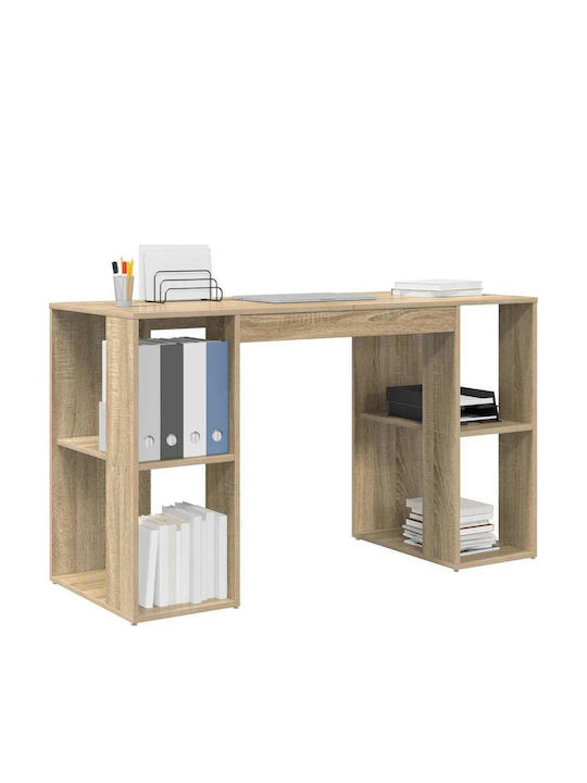 Computer Büro Holz Sonoma Oak 130x50.5x75cm