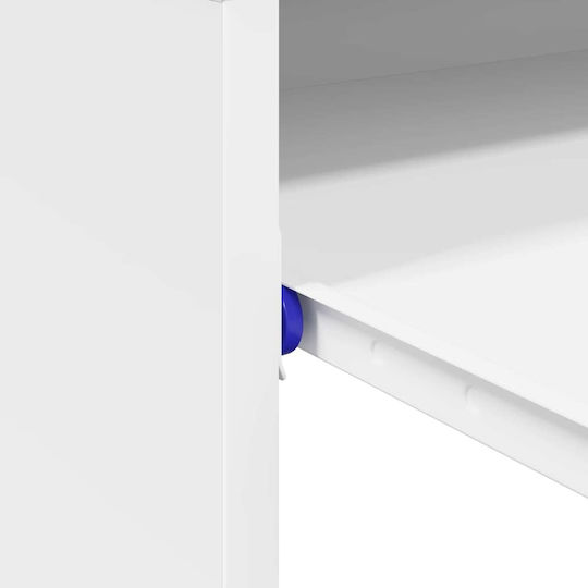 Schreibtisch Holz White 77.5x43x79cm