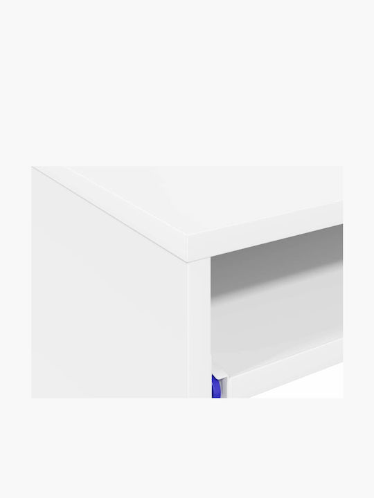 Γραφείο Ξύλινο Λευκό 77.5x43x79εκ.