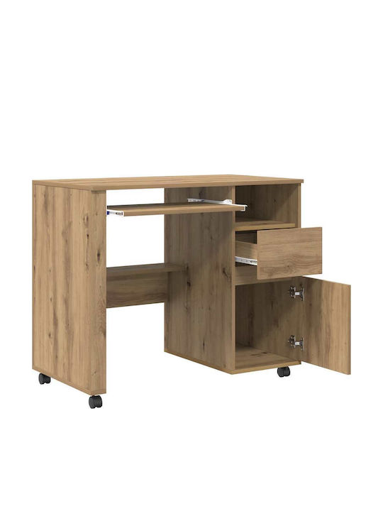 Computer Office Wooden Walnut 91x50x77cm
