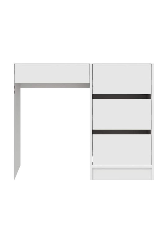 Schreibtisch Holz White 90x37.5x75cm
