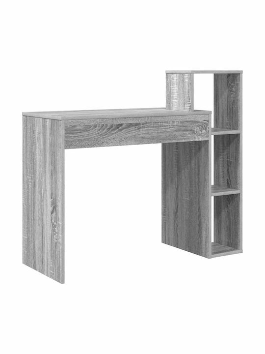 Desk Wooden Sonoma Grey 100x40x90cm