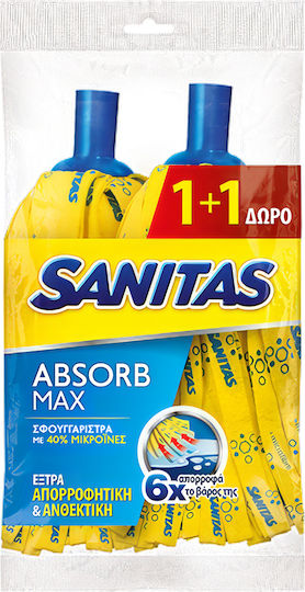Sanitas Absorb Max Σφουγγαρίστρα 2τμχ 8571030999