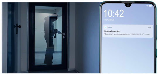 TP-LINK Tapo C110 v1 IP Κάμερα Παρακολούθησης Wi-Fi Full HD+ 3MP με Αμφίδρομη Επικοινωνία και Φακό 3.3mm