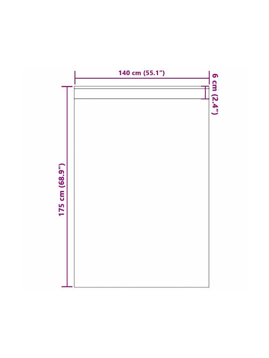 vidaXL vidaXL Set Vorhänge Verdunkelung Fenster mit Bleistiftfalten Lila 140x175cm