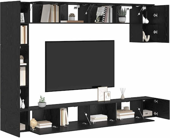 Животно помещение ТВ единица Black Oak Д100xШ30xВ30.5бр