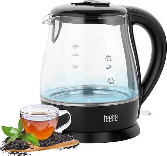 Teesa Електрически Канa 1л 1630W Черен