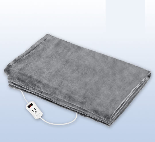 ProfiCare PC-WZD 3061 Pătură electrică semidublă Lavabilă cu temporizator Gri 180W 130cmx180cm