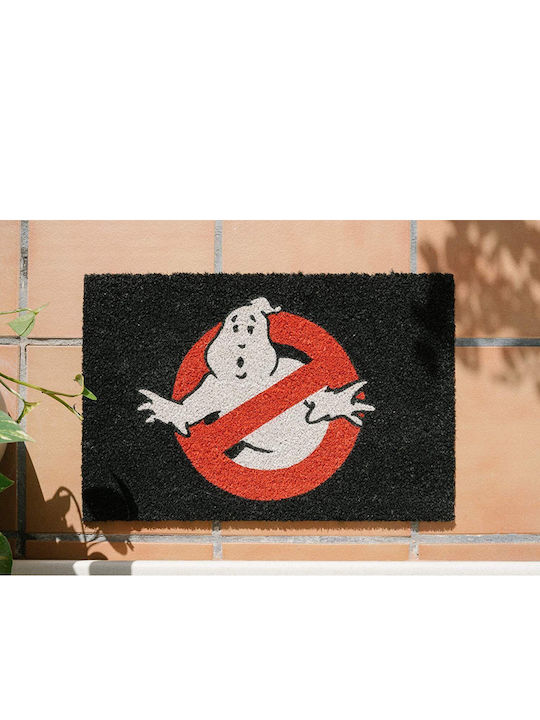 Grupo Erik Fußmatte Teppich Ghostbusters Logo Schwarz 40x60cm