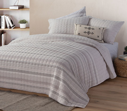 Nef-Nef Homeware Canfield Cuvertură Extra-dublu Microfibra Bej 230x240cm