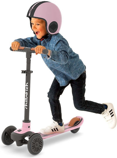 Chillafish Kids Foldable Scooter Flexxi 2-Wheel for 5+ Years Cameo Pink