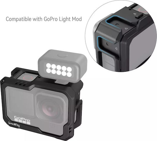 Smallrig 3083c Kit Cușcă Huse Pentru Camere De Acțiune GoPro Hero 13 12 11 10 9 Negru