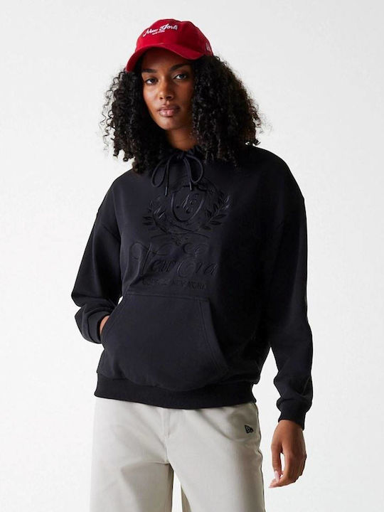 Women's Sweatshirt Hooded Black