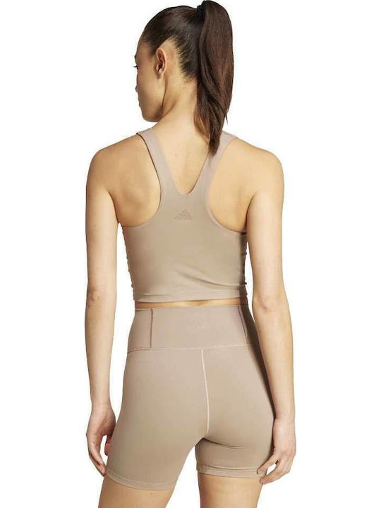 adidas All Me Blouse Chalk Brown