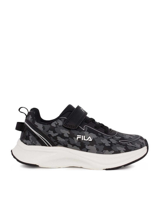 Memory Kids Sneakers with Scratch Black