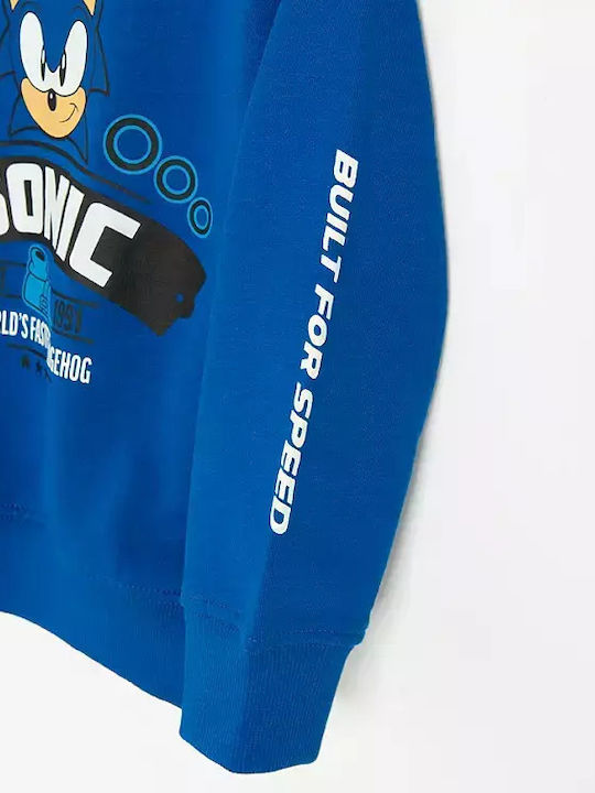 Kinder-Sweatshirt Blue Sonic