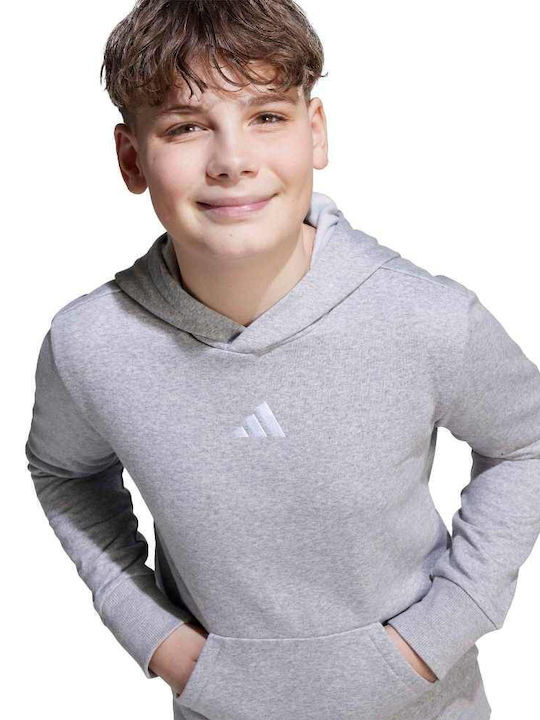 Kids Sweatshirt with Hood and Pockets Grey Heather