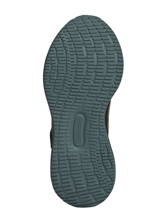 Runfalcon 5 Kids Sports Shoes Running with Hoop & Loop Closure Black