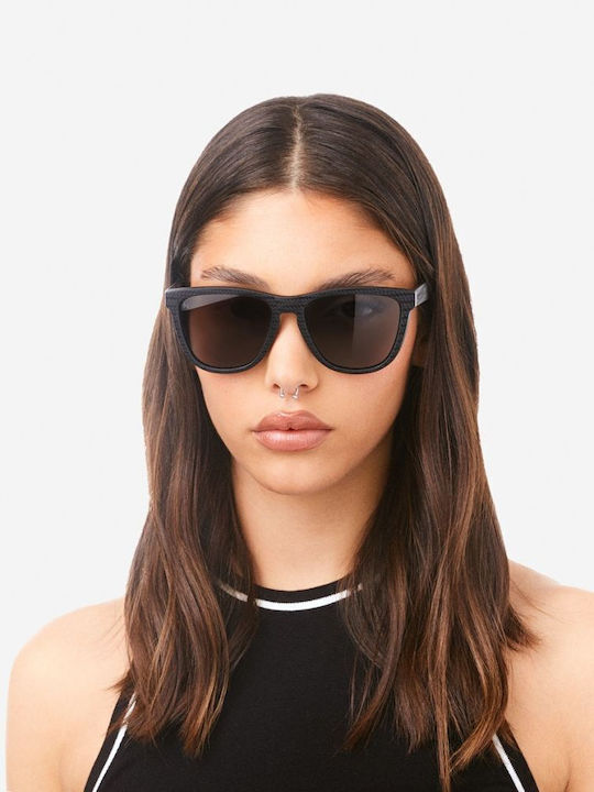 Hawkers One Unisex Γυαλιά Ηλίου με Μαύρο Σκελετό και Μαύρο Polarized Φακό