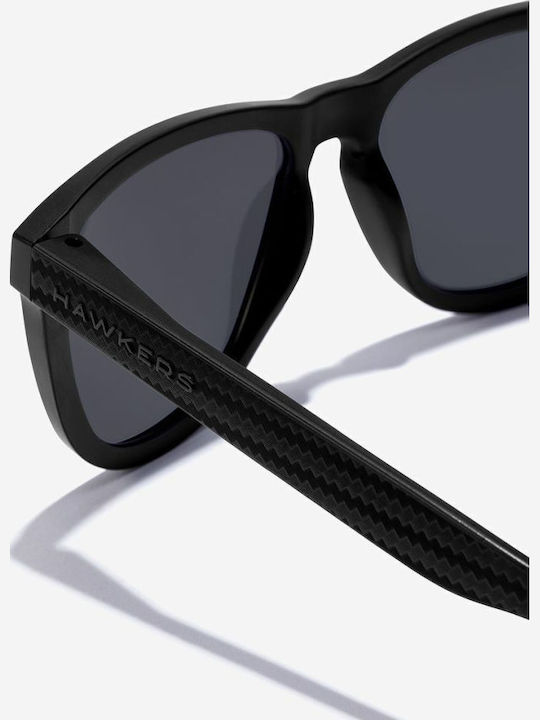 Hawkers One Unisex Γυαλιά Ηλίου με Μαύρο Σκελετό και Μαύρο Polarized Φακό