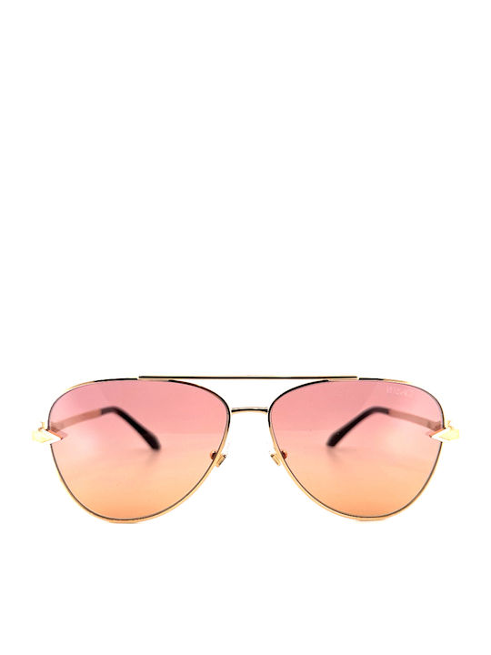 Versace Unisex Γυαλιά Ηλίου με Χρυσό Μεταλλικό Σκελετό