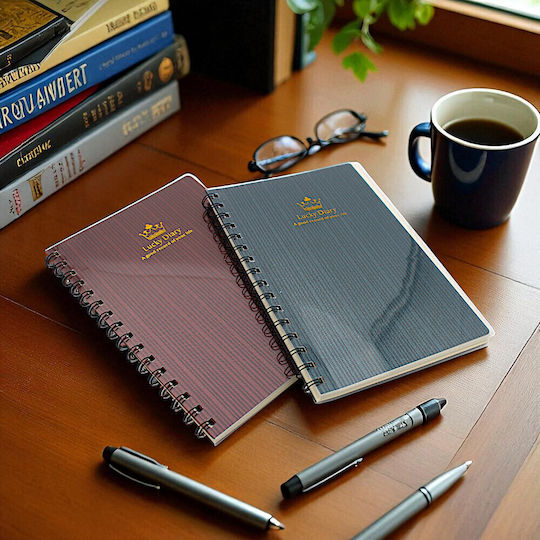 Notebook Notebook Spiral 75 Sheets A5 Ruled Blue