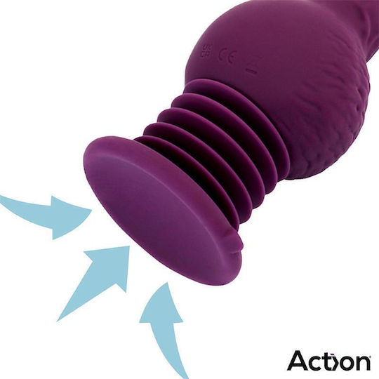Action Ultra Jet Thruster Vibrator Vibrator 23.8cm Lila