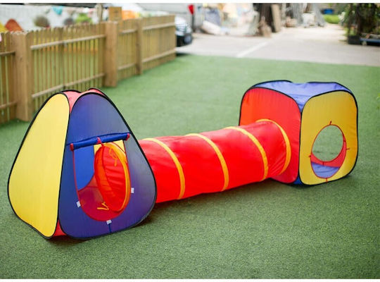 Cort pentru Copii Tunel Pop Up Multicolor pentru 3+ ani