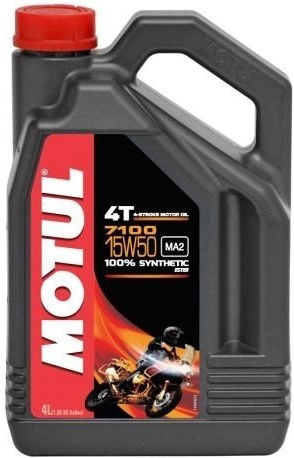 Motul 7100 4T 15W-50 Συνθετικό Λάδι Μοτοσυκλέτας για Τετράχρονους Κινητήρες 4lt