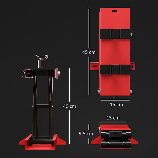 HomCom Motorcycle Frame Stand with 500kg Maximum Weight