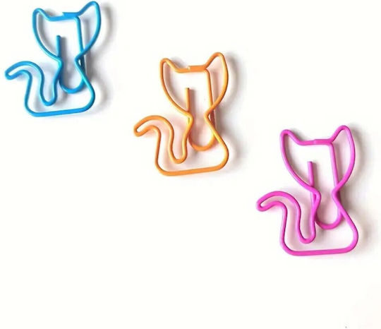 Metallic Cats Paper Clips Various Colors 7 Pieces 4sxo39