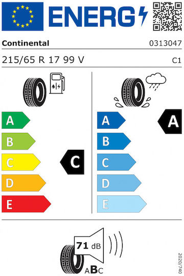 Continental Conti Premium Contact 7 215/65R17 99V FR Θερινό Λάστιχο για Επιβατικό Αυτοκίνητο