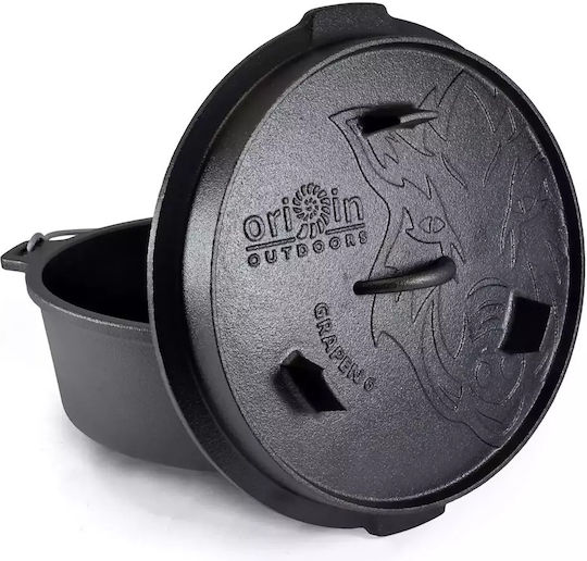 Origin Outdoors Γάστρα Στρογγυλή Μαντεμένια 5.2lt