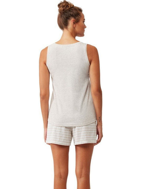 Catherine's Sommer Damen Pyjama-Set Αμμος
