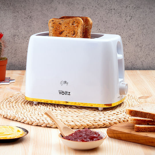 Voltz Тостер Двуместна 700W Бяла