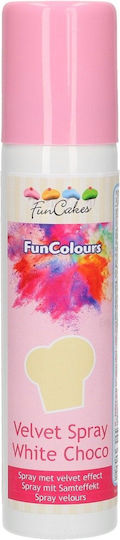 Funcakes Σπρέι Βελούδο Λευκή Σοκολάτα 100ml