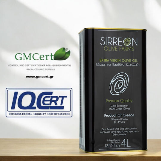 Sirreon Εξαιρετικό Παρθένο Ελαιόλαδο 4lt