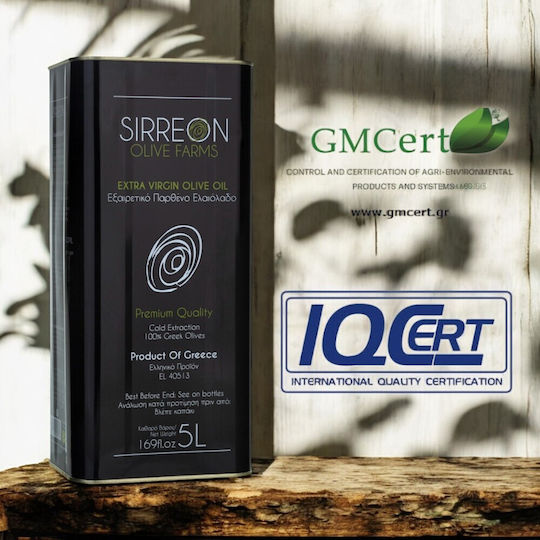 Sirreon Extra Virgin Olive Oil 5lt