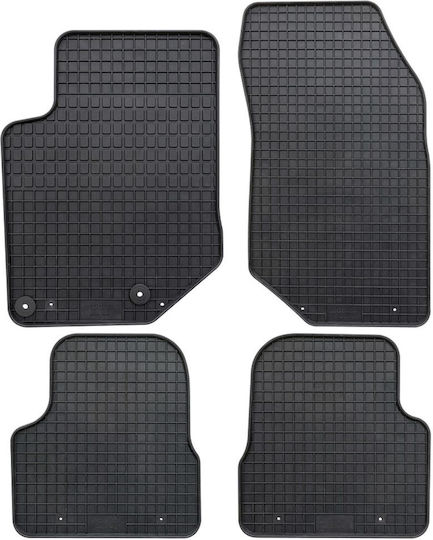Petex Set of Front and Rear Mats 4pcs for Opel Corsa / Mokka 2021+ Black