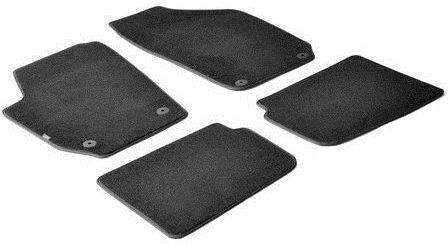 Lampa Set of Front and Rear Mats 4pcs for Skoda Roomster Black