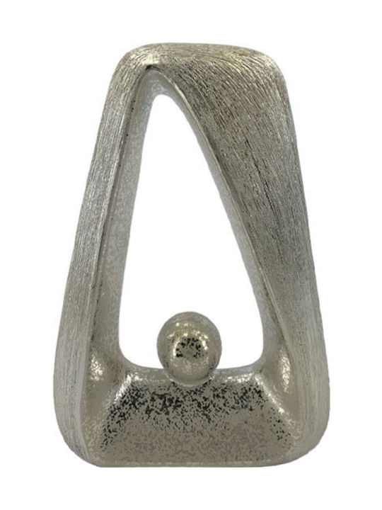 Marhome Candle Holder Ceramic in Gold Color 11x11x20cm 1pcs