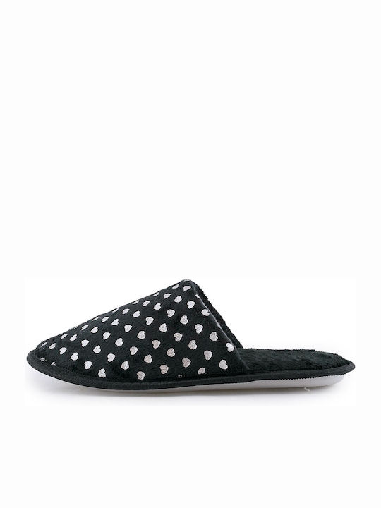 1222-0121 Winter Women's Slippers Black
