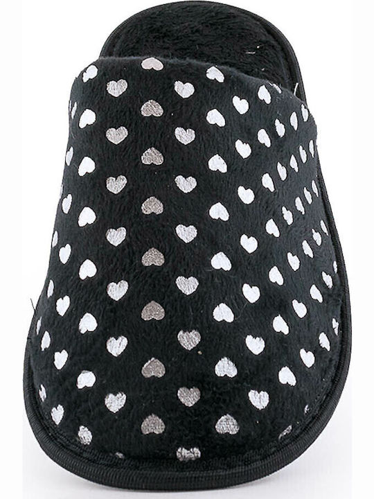 1222-0121 Winter Women's Slippers Black