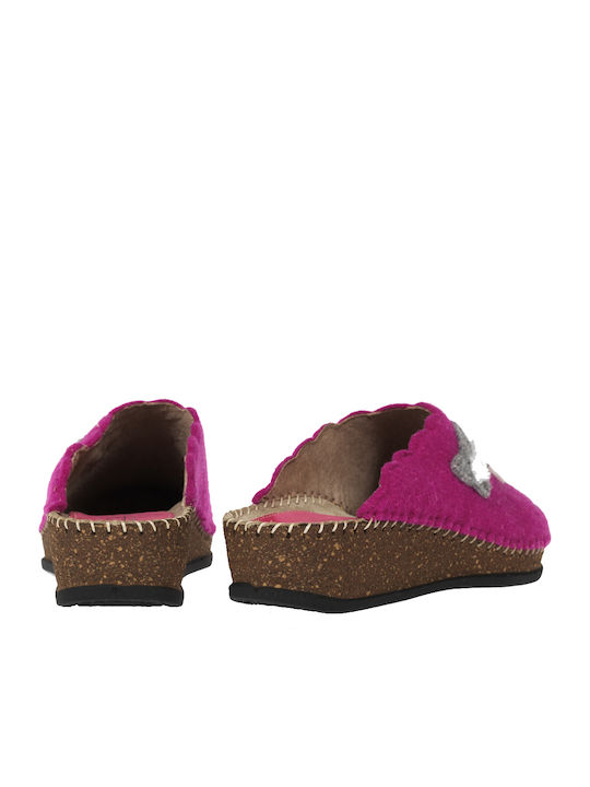 Winter Women's Slippers Fuchsia